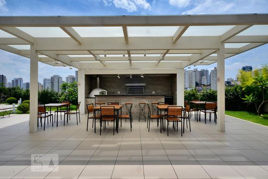 Área comum - Churrasqueira de apartamento à venda com 3 quartos, 132m² em Siciliano, São Paulo