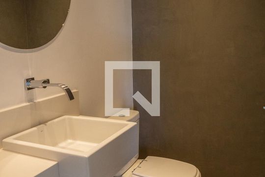 Lavabo de apartamento à venda com 3 quartos, 132m² em Siciliano, São Paulo