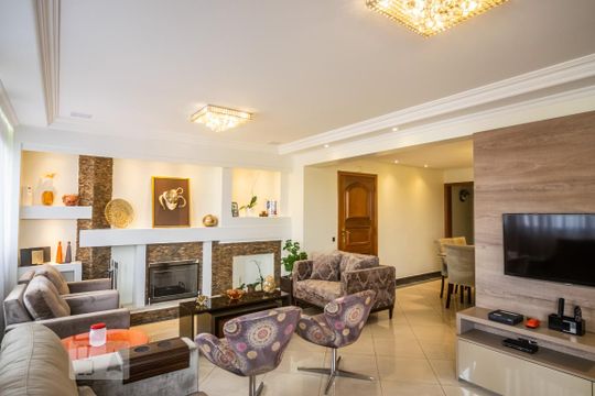 Sala de apartamento à venda com 4 quartos, 212m² em Rudge Ramos, São Bernardo do Campo