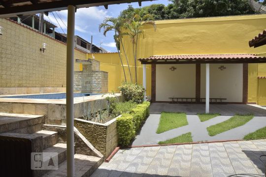 Quintal de casa de condomínio à venda com 4 quartos, 339m² em Taquara, Rio de Janeiro