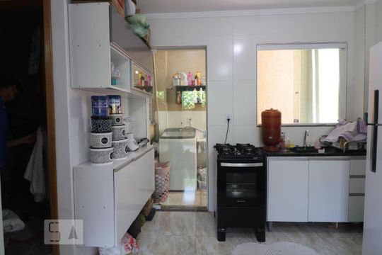 Cozinha de apartamento à venda com 2 quartos, 39m² em Chácara Santo Antônio (zona Leste), São Paulo