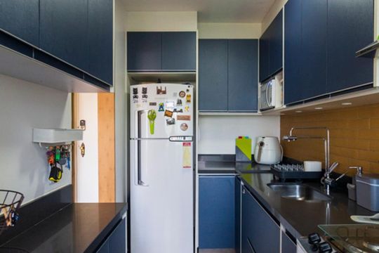 Cozinha de apartamento à venda com 2 quartos, 51m² em Saúde, São Paulo