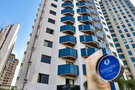 Fachada de apartamento para alugar com 1 quarto, 35m² em Itaim Bibi, São Paulo