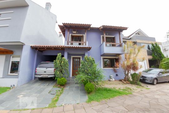Fachada da Casa de casa de condomínio à venda com 5 quartos, 276m² em Jardim Leopoldina, Porto Alegre