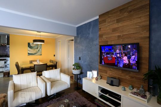 Sala de apartamento à venda com 3 quartos, 130m² em Parque Colonial, São Paulo