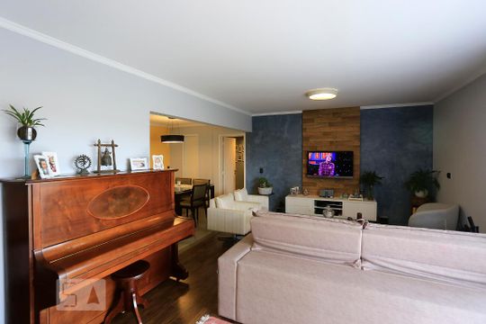 Sala de apartamento à venda com 3 quartos, 130m² em Parque Colonial, São Paulo
