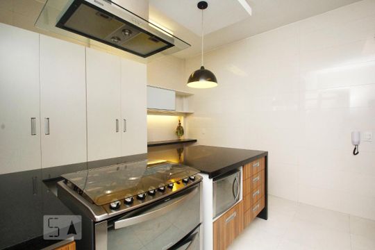 Cozinha de apartamento à venda com 2 quartos, 103m² em Botafogo, Rio de Janeiro