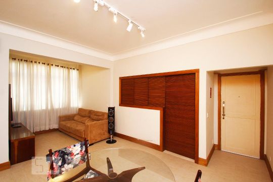 Sala de apartamento à venda com 2 quartos, 103m² em Botafogo, Rio de Janeiro