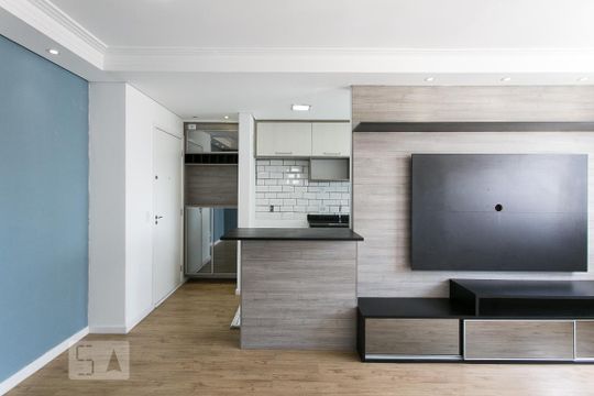 Sala de apartamento para alugar com 2 quartos, 45m² em Jardim Ibitirama, São Paulo