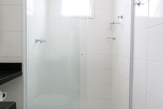 Banheiro de apartamento para alugar com 2 quartos, 45m² em Jardim Ibitirama, São Paulo