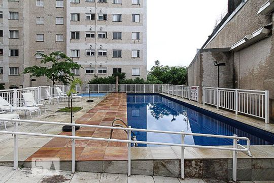 Área Comum - Piscina de apartamento para alugar com 2 quartos, 45m² em Jardim Ibitirama, São Paulo