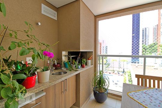 Varanda da Sala de apartamento à venda com 2 quartos, 75m² em Vila Suzana, São Paulo