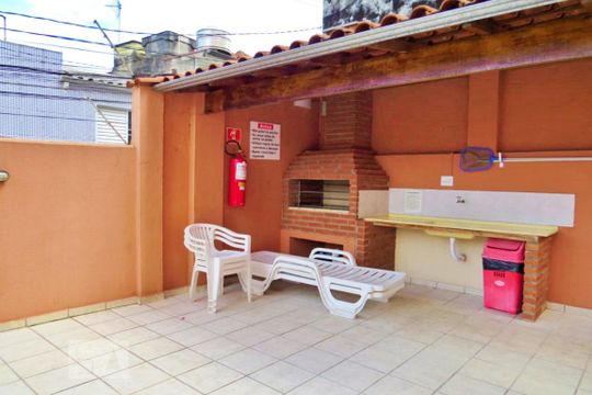 Área comum - Churrasqueira de apartamento à venda com 1 quarto, 50m² em Vila Leonor, São Paulo