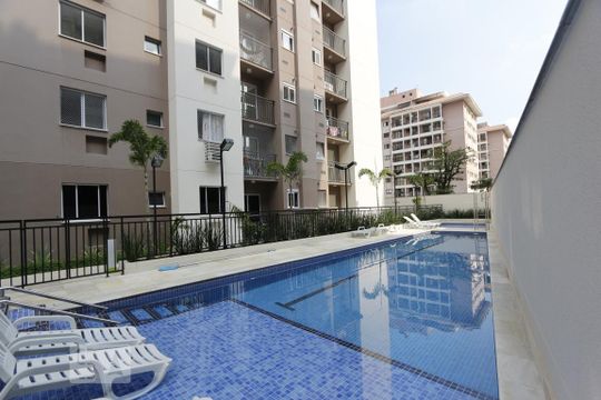 Área comum - Piscina de apartamento para alugar com 2 quartos, 46m² em Taquara, Rio de Janeiro
