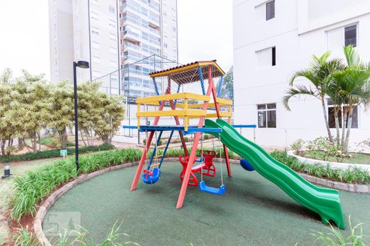Área Comum - Playground de apartamento para alugar com 3 quartos, 70m² em Mansões Santo Antônio, Campinas