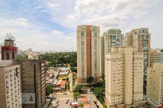 Vista da Varanda de apartamento para alugar com 3 quartos, 218m² em Brooklin, São Paulo