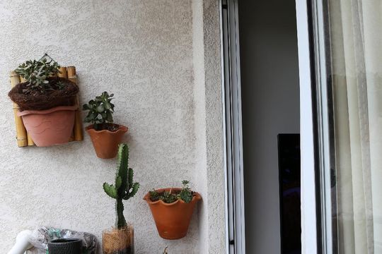Varanda da Sala de apartamento para alugar com 3 quartos, 60m² em Pirajussara, São Paulo
