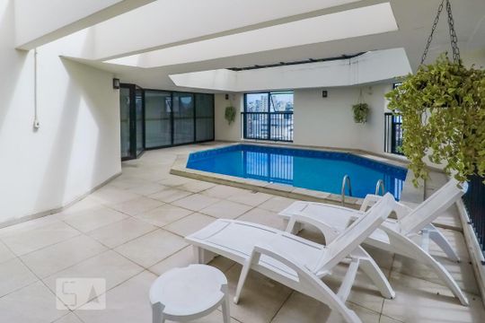 Área comum - Piscina de kitnet/studio para alugar com 1 quarto, 30m² em Vila Clementino, São Paulo