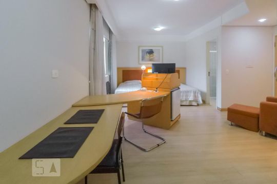 Cozinha de kitnet/studio para alugar com 1 quarto, 30m² em Vila Clementino, São Paulo