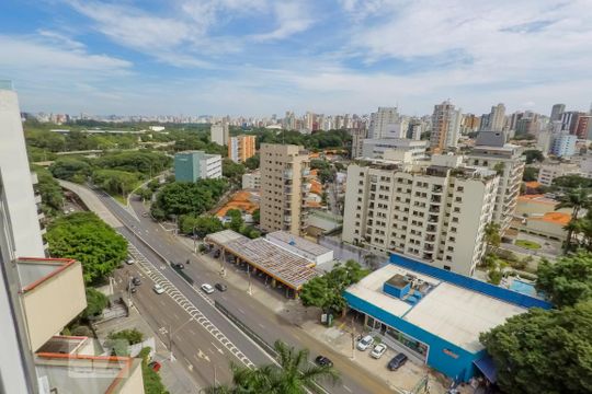 Vista de kitnet/studio para alugar com 1 quarto, 30m² em Vila Clementino, São Paulo
