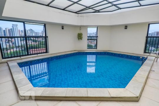 Área comum - Piscina de kitnet/studio para alugar com 1 quarto, 30m² em Vila Clementino, São Paulo