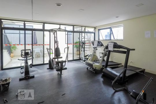 Área comum - Academia de kitnet/studio para alugar com 1 quarto, 30m² em Vila Clementino, São Paulo