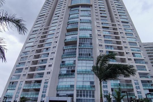 Fachada de apartamento para alugar com 2 quartos, 70m² em Brooklin Paulista, São Paulo