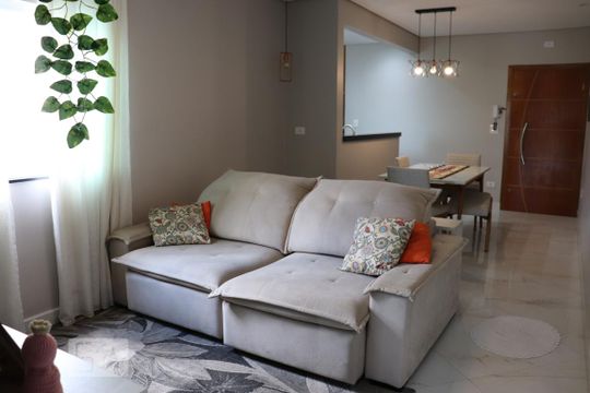 Sala de apartamento à venda com 3 quartos, 168m² em Parque das Nações, Santo André