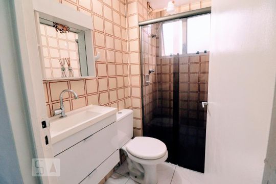 Banheiro de apartamento à venda com 2 quartos, 68m² em Vila Vermelha, São Paulo
