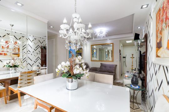 Sala de apartamento à venda com 2 quartos, 59m² em Vila Rio, Guarulhos