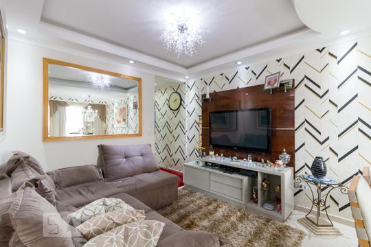 Sala de apartamento à venda com 2 quartos, 59m² em Vila Rio, Guarulhos