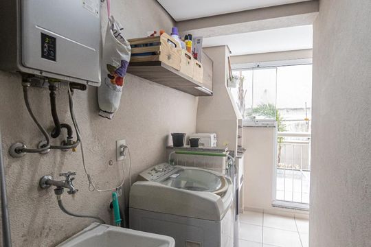 Área de Serviço de apartamento à venda com 3 quartos, 68m² em Chácara Seis de Outubro, São Paulo
