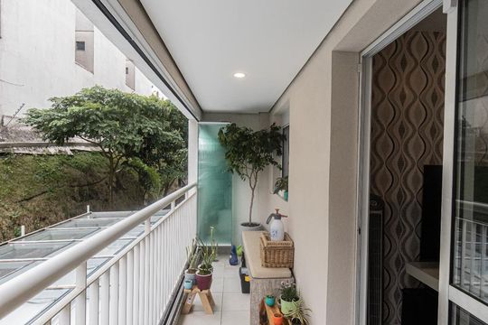 Varanda gourmet de apartamento à venda com 3 quartos, 68m² em Chácara Seis de Outubro, São Paulo