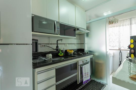 Cozinha de apartamento para alugar com 2 quartos, 62m² em Jardim Santa Cruz (sacomã), São Paulo