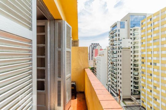 Quarto 2 - Varanda de apartamento para alugar com 2 quartos, 60m² em Bela Vista, São Paulo