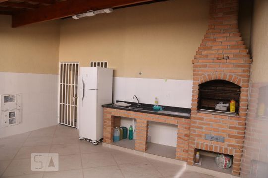 Churrasqueira de casa de condomínio para alugar com 3 quartos, 99m² em Vila Salete, São Paulo
