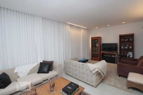 Sala de apartamento à venda com 4 quartos, 190m² em Anchieta, Belo Horizonte