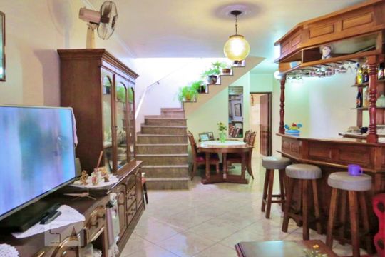 Sala de casa de condomínio à venda com 3 quartos, 125m² em Vila Maria Baixa, São Paulo