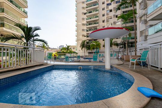 Área comum - Piscina de apartamento à venda com 3 quartos, 116m² em Santa Rosa, Niterói