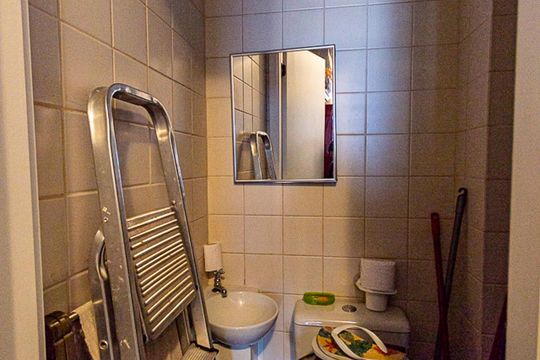 Banheiro de Serviço de apartamento à venda com 3 quartos, 116m² em Santa Rosa, Niterói