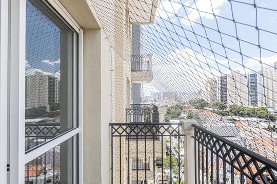 Varanda Sala de apartamento à venda com 2 quartos, 80m² em Vila Gomes Cardim, São Paulo
