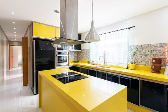 Cozinha de casa à venda com 4 quartos, 280m² em Vila São Francisco (zona Leste), São Paulo
