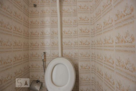 Banheiro de Serviço de apartamento à venda com 2 quartos, 55m² em Tijuca, Rio de Janeiro