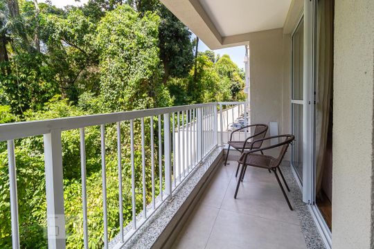 Varanda da Sala de apartamento à venda com 3 quartos, 77m² em Taquara, Rio de Janeiro