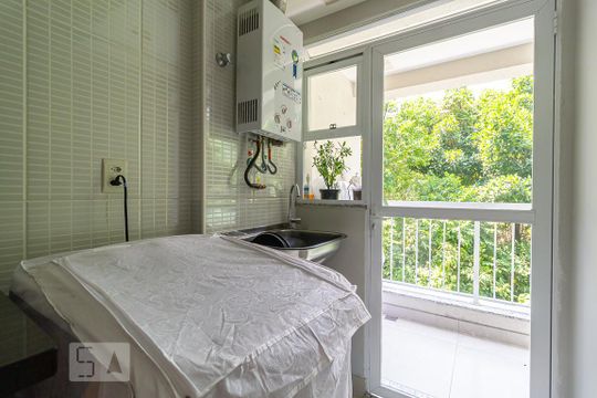Área de Serviço de apartamento à venda com 3 quartos, 77m² em Taquara, Rio de Janeiro