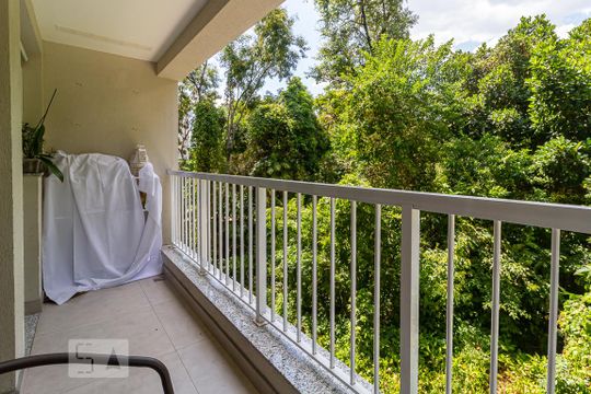 Varanda da Sala de apartamento à venda com 3 quartos, 77m² em Taquara, Rio de Janeiro