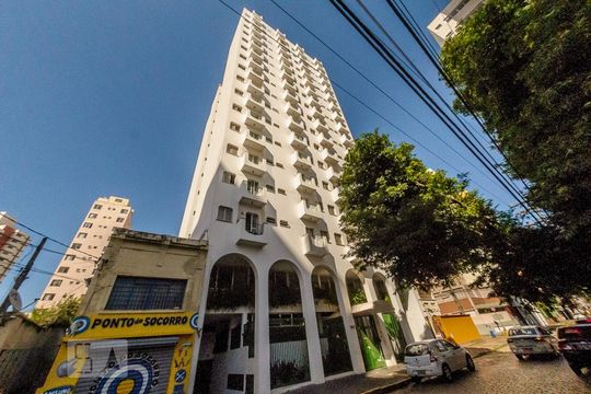 Fachada do Prédio de kitnet/studio para alugar com 1 quarto, 44m² em Botafogo, Campinas