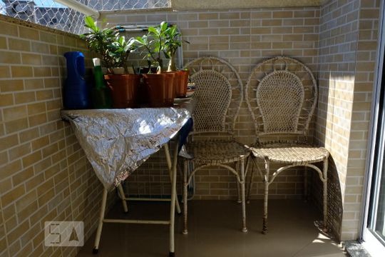 Varanda de apartamento para alugar com 3 quartos, 80m² em Taquara, Rio de Janeiro