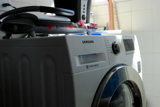 Área de serviço de apartamento para alugar com 3 quartos, 80m² em Taquara, Rio de Janeiro