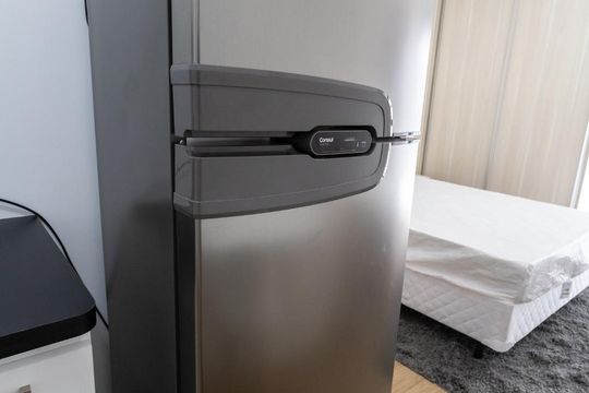 Cozinha de kitnet/studio à venda com 1 quarto, 26m² em Pinheiros, São Paulo